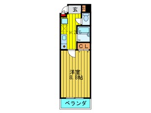 アヴェ－レ太子橋の物件間取画像